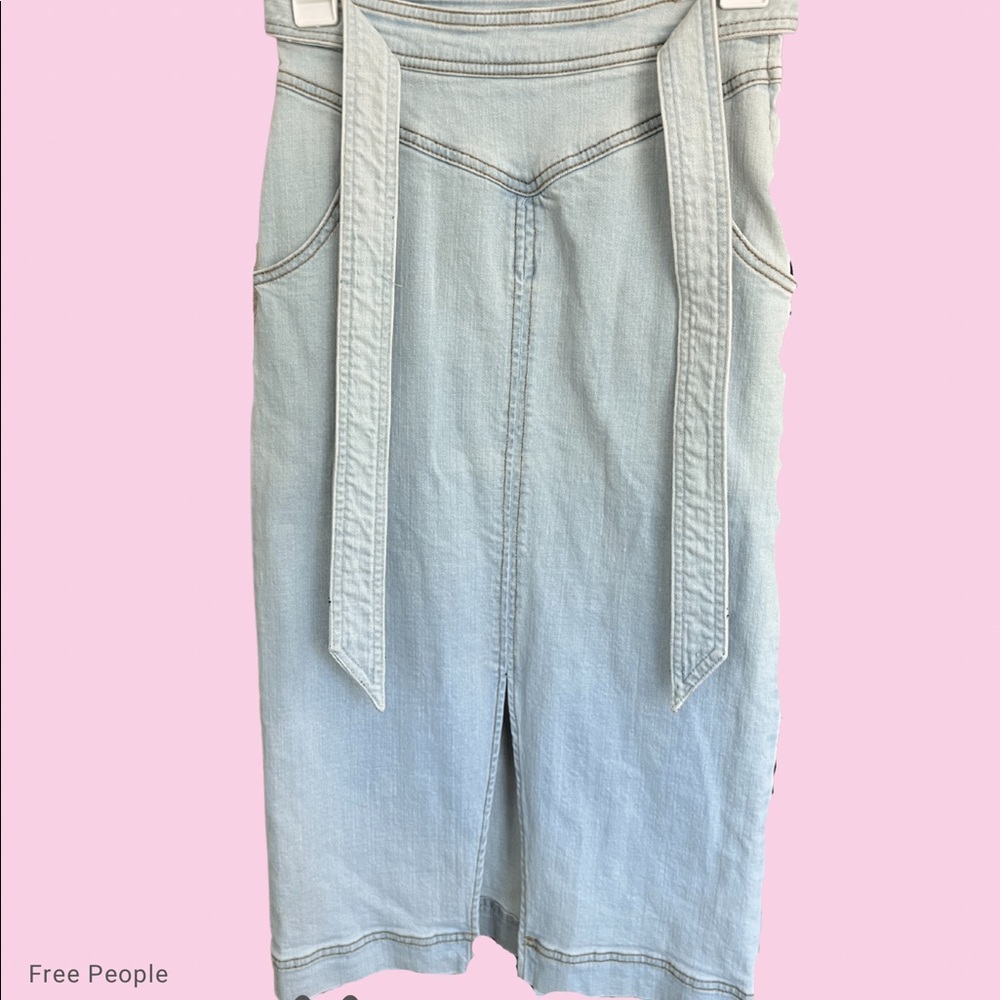 Free People Denim Skirt